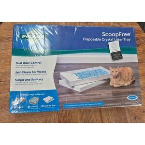 Last One PetSafe ScoopFree Disposable Crystal Litter Tray For Self-Cleaning Cat